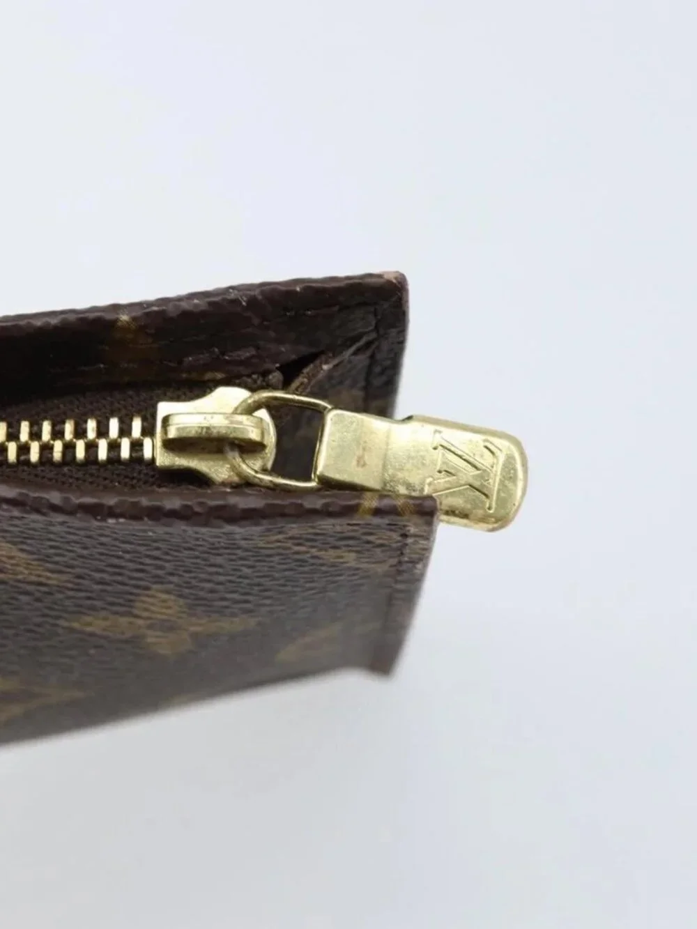LOUIS VUITTON Monogram Bucket PM Accessory Pouch LV Auth LNZ059